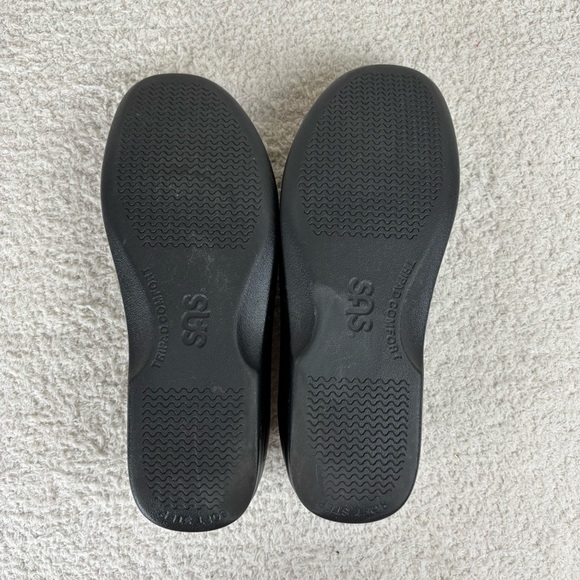 SAS Shoes Womens 9W Black Tripod Comfort Moccasin Slip On Leather Comfort Loafer - Picture 12 of 15